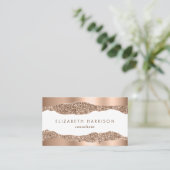 モダンバラ金ゴールドグリッター 名刺 (スタンド正面)