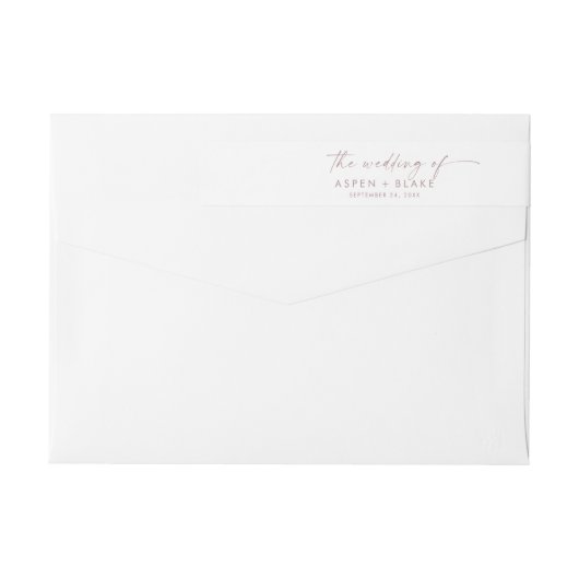 モダンバラ金ゴールドス結婚クリプト ラップアラウンドラベル (裏面)