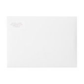 モダンバラ金ゴールドス結婚クリプト ラップアラウンドラベル (正面)