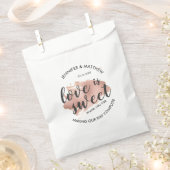 モダンバラ金ゴールドテクスチャー愛は甘い結婚 フェイバーバッグ (クリップ留めされた状態)