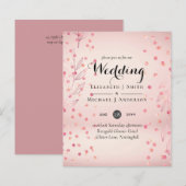 モダンバラ金ゴールドトレンディー予算結婚の (正面/裏面)