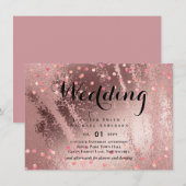 モダンバラ金ゴールドトレンディー予算結婚の (正面/裏面)