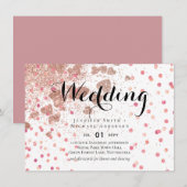 モダンバラ金ゴールドトレンディー予算結婚の (正面/裏面)