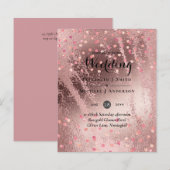 モダンバラ金ゴールドトレンディー予算結婚の (正面/裏面)