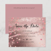 モダンバラ金ゴールドトレンディー予算結婚の (正面/裏面)