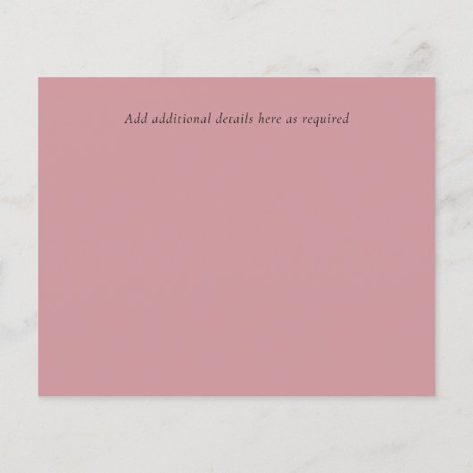 モダンバラ金ゴールドトレンディー予算結婚の (裏面)