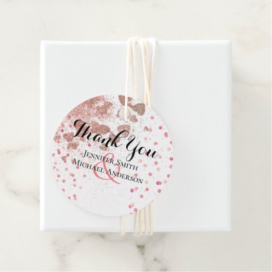 モダンバラ金ゴールドトレンディー予算結婚の フェイバータグ (インサイチュ)