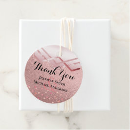 モダンバラ金ゴールドトレンディー予算結婚の フェイバータグ