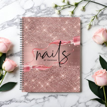 モダンバラ金ゴールドネイリストアポイントメント帳