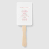 モダンバラ金ゴールドハートス結婚クリプトの式 ハンドファン (裏面)