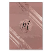 モダンバラ金ゴールドフェイクフォイル三角形テーブル番号 テーブルナンバー (裏面)