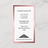 モダンバラ金ゴールドフェイク運転学校 名刺 (裏面)