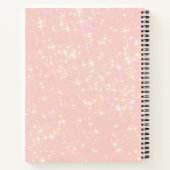 モダンバラ金ゴールドフローラSketchbook名 ノートブック (裏面)