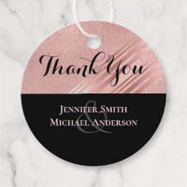 モダンバラ金ゴールドブ結婚ラック フェイバータグ