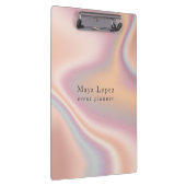 モダンバラ金ゴールドホログラフィックイベントプランナー クリップボード (右)