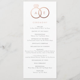 モダンバラ金ゴールドリングや輪カスタムウェディングプログラム プログラム