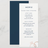 モダンバラ金ゴールドリングや輪カスタムウェディングメニュー メニュー (正面/裏面)