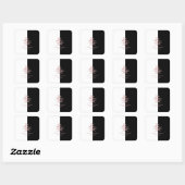 モダンバラ金ゴールド分カスタム割モノグラムL スクエアシール (シート)