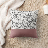 モダンバラ金ゴールド及び大理石テクスチャ クッション (ブランケット)