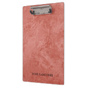 モダンバラ金ゴールド大理石デザイパーソナライズされたナー クリップボード (左)