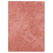 モダンバラ金ゴールド大理石デザイパーソナライズされたナー クリップボード (裏面)