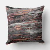 モダンバラ金ゴールド抽象芸術マーブル絵を描化 クッション (裏面)