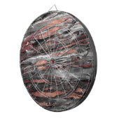 モダンバラ金ゴールド抽象芸術マーブル絵を描化 ダーツボード (正面右)