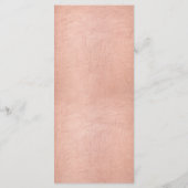 モダンバラ金ゴールド書Metallicのメ結婚ニュー メニュー (裏面)