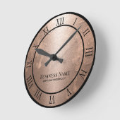 モダンバラ金ゴールド月ヴィンテージ  ラウンド壁時計 (傾斜)