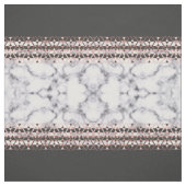 モダンバラ金ゴールド白黒幾何学模様 ファブリック (見本)