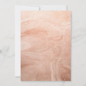 モダンバラ金ゴールド結婚式招待状 招待状 (裏面)