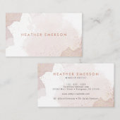 モダンバラ金ゴールド 名刺 (正面/裏面)