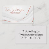 モダンバラ金ゴールド 名刺 (正面/裏面)