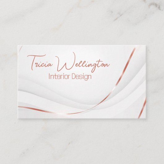 モダンバラ金ゴールド 名刺 (正面)