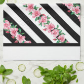 モダンバラ キッチンタオル (折り畳み)