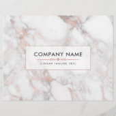 モダンバラ-金ゴールド大理石サービス価格表 チラシ (裏面)