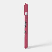 モダンバラ iPhone 15ケース (左側面)