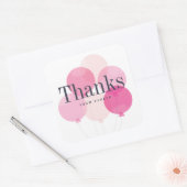 モダンバルーンチ感謝していック スクエアシール (封筒)