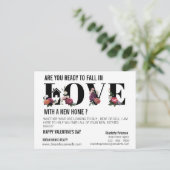 モダンバレンタインデー不動産仲介業者農業プロモーション シーズンポストカード (スタンド正面)