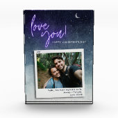 モダンバレンタインラブユーカスタム フォトブロック (正面)