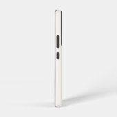 モダンバーガンディーピンクフローラ水彩モノグラム SAMSUNG GALAXYケース (右側面)