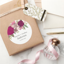 モダンバーグンディ結婚ガーデンの花のカップル名