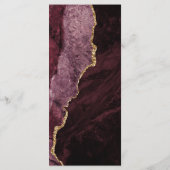 モダンバーグンディ金ゴールドア結婚ガテ メニュー (裏面)