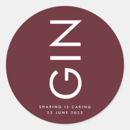 モダンバーズグンディ マロン モノグラム ワインボトル ラウンドシール