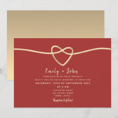 モダンバーズデイブッフェ 招待状 (正面/裏面)