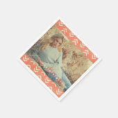 モダンバーンドオレンジアロー大学院紙ナプキンス スタンダードカクテルナプキン (角)