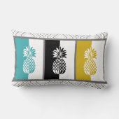 モダンパイナップルカラフル腰枕 ランバークッション (裏面)