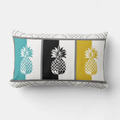 モダンパイナップルカラフル腰枕 ランバークッション (正面)