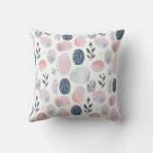 モダンパステルイースターエッグスロー枕 クッション (裏面)