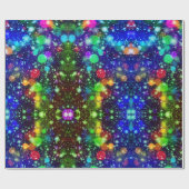 モダンパタースタイリッシュン冬パーティー ラッピングペーパー (フラット)